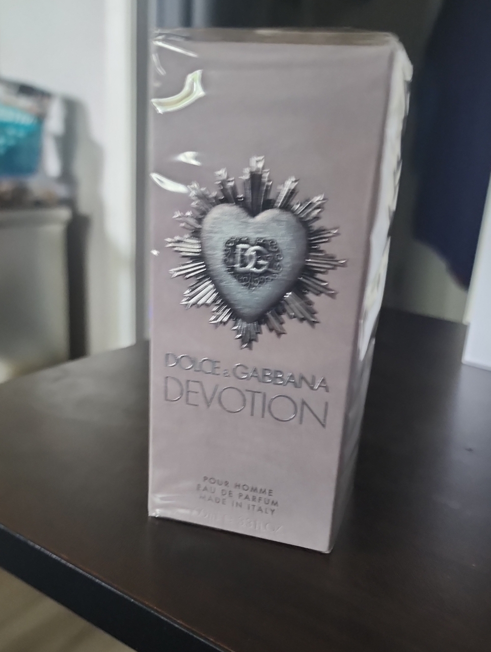 Dolce & Gabbana Devotion - Metallic Taupe and Silver Packaging